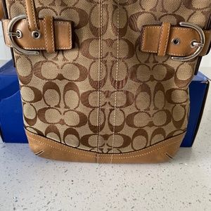 Coach Tan Brown small handbag
